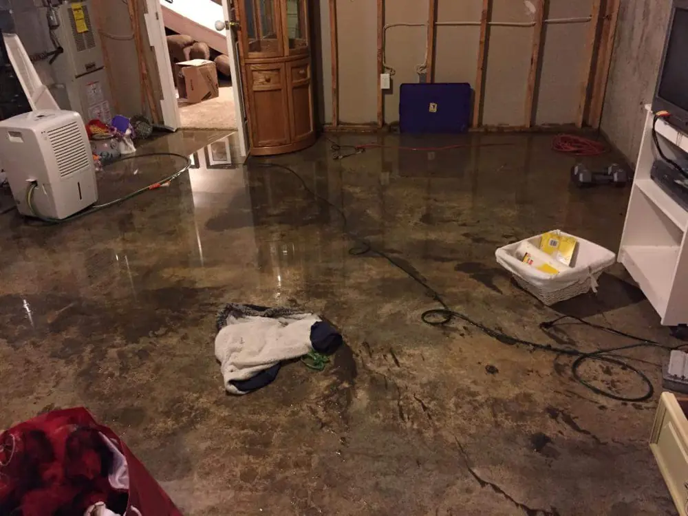 Restoration equipment on a Pearland job