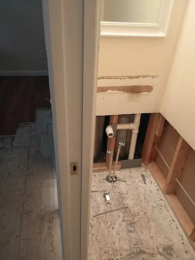 Restoration equipment on a Pearland job